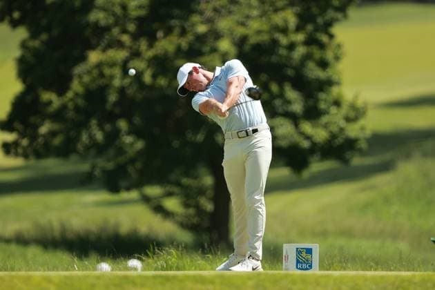 RBC Canadian Open Rory McIlroy of Northern Ireland tees off on the 15th hole during Day Three of the RBC Canadian Open at Hamilton Golf & Country Club, Ancaster, Ontario, Canada on Saturday, June 1, 2024. Ancaster Ontario United States  Copyright: xJorgexLemusx originalFilename:lemus-rbccanad240601_npdqP.jpg