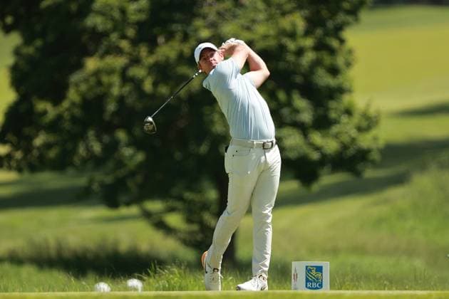 RBC Canadian Open Rory McIlroy of Northern Ireland tees off on the 15th hole during Day Three of the RBC Canadian Open at Hamilton Golf & Country Club, Ancaster, Ontario, Canada on Saturday, June 1, 2024. Ancaster Ontario United States  Copyright: xJorgexLemusx originalFilename:lemus-rbccanad240601_npf64.jpg