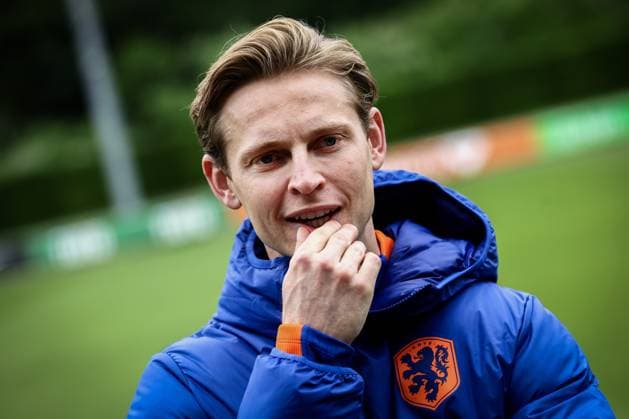 ZEIST - Footballer Frenkie de Jong during a media moment prior to a training session on the KNVB Campus on June 2, 2024 in Zeist, the Netherlands. The Dutch national team, Nationalteam is preparing for the European Football Championship in Germany. ANP VINCENT JANNINK UEFA EURO, EM, Europameisterschaft,Fussball 2024 Germany 2024 xVIxANPxSportx xxANPxIVx 500139939 originalFilename: 500139939.jpg