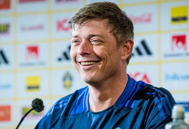 240602 Head coach Jon Dahl Tomasson of the Swedish national football team at a press conference, PK, Pressekonferenz on June 2, 2024 in Malmö. Photo: Christian Örnberg BILDBYRAN COP 166 CO0418 fotboll football soccer fotball landskamp presskonferens press conference sverige sweden sverige a bbeng Copyright: CHRISTIANxÖRNBERG BB240602CO002