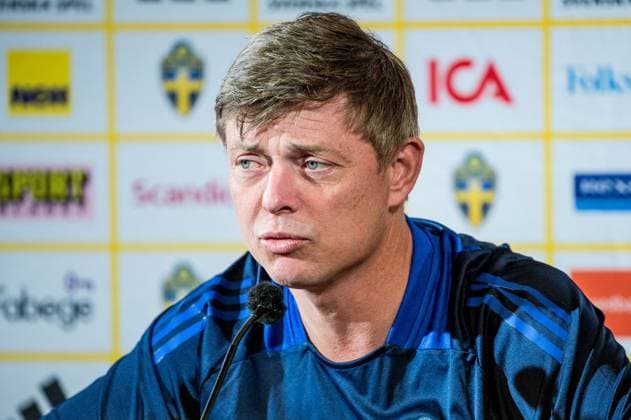 240602 Head coach Jon Dahl Tomasson of the Swedish national football team at a press conference, PK, Pressekonferenz on June 2, 2024 in Malmö. Photo: Christian Örnberg BILDBYRAN COP 166 CO0418 fotboll football soccer fotball landskamp presskonferens press conference sverige sweden sverige a bbeng Copyright: CHRISTIANxÖRNBERG BB240602CO018