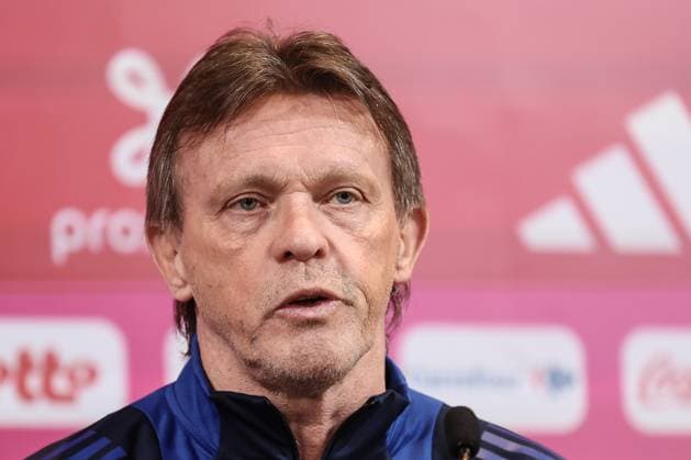 RBFA sports director Football Frank Vercauteren pictured during a press conference, PK, Pressekonferenz of the Belgian national soccer team Red Devils, at the Royal Belgian Football Association s training center in Tubize, Sunday 02 June 2024. The Red Devils are preparing for the Euro 2024 European Championships in Germany. BRUNOxFAHY  x93828999x