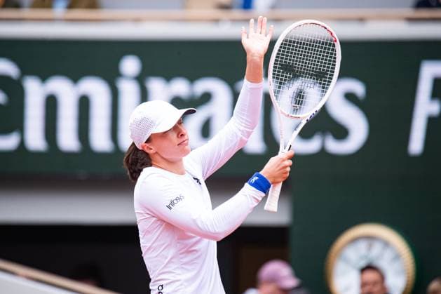 Iga ÅöwiÄÖtek (POL) TENNIS : Roland Garros 2024 - Paris - 02 06 2024 BaptisteAutissier Panoramic 