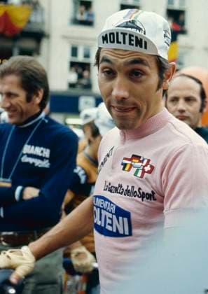 Eddy Merckx - Departure Girp d Italia 1973 18 05 1973 Verviers Eddy Merckx Départ du Giro d italia de Verviers Verviers Belgium  Copyright: xx