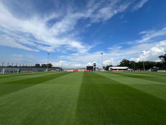 Trainingsplatz am Home Ground - Herzo Base 02.06.2024: Training Deutschland, Home Ground. World of Adidas, Herzogenaurach