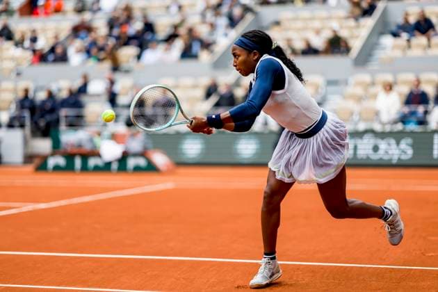 TENNIS - French Open 2024 PARIS,FRANCE,02.JUN.24 - TENNIS - WTA, Tennis Damen Tour, French Open, Roland Garros, Grand Slam. Image shows Coco Gauff (USA).  GEPAxpictures xPatrickxSteiner
