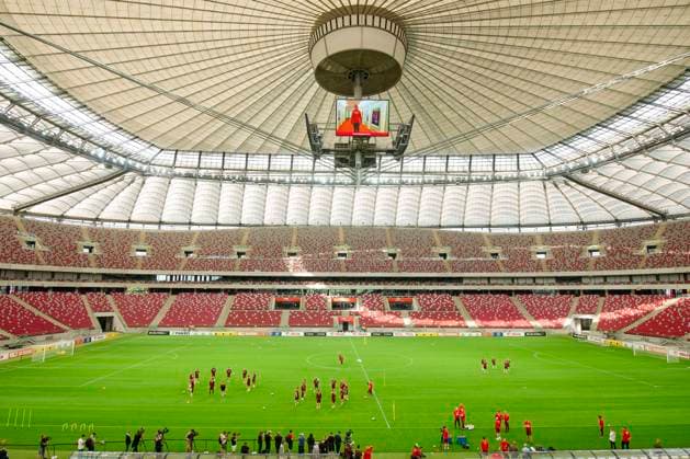 02.06.2024 WARSZAWA, STADION PGE NARODOWY PILKA NOZNA (FOOTBALL) ZGRUPOWANIE REPREZENTACJI POLSKI PRZED MISTRZOSTWAMI EUROPY - EURO 2024 ( UEFA EURO, EM, Europameisterschaft,Fussball 2024 POLISH national team, Nationalteam TRAINING CAMP ) KONFERENCJA PRASOWA I TRENING REPREZENTACJI POLSKI NZ ILUSTRACJA STADION NARODOWY FOTO RADOSLAW JOZWIAK CYFRASPORT NEWSPIX.PL --- Newspix.pl  RA1_9581