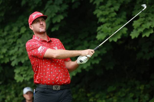 RBC Canadian Open Taylor Pendrith of Canada tees off on the 8th hole during the final round of the RBC Canadian Open at Hamilton Golf & Country Club, Ancaster, Ontario, Canada on Sunday, June 2, 2024. Ancaster Ontario United States  Copyright: xJorgexLemusx originalFilename:lemus-rbccanad240602_npFDn.jpg