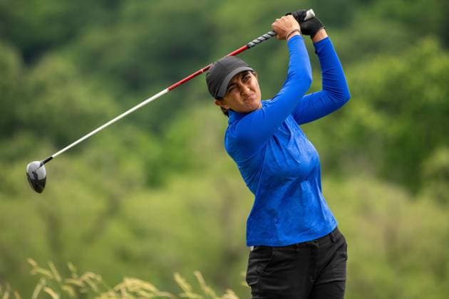 June 2, 2024, Lancaster, Pennsylvania, USA: ADITI ASHOK, of India, hits off the second tee during the third round of the U.S. Women s Open golf tournament at Lancaster Country Club. Lancaster USA - ZUMA 20240602_mda_m267_278 Copyright: xDavidxMusex
