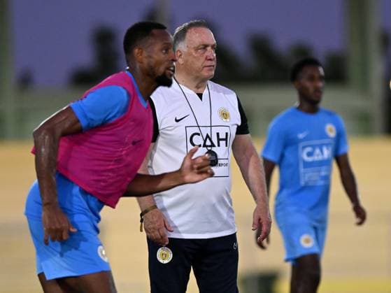 WILLEMSTAD - (m) Curacao coach Dick Advocaat during a training session of the Curacao football team at the Ergilio Hato stadium on June 2 (local time) in Willemstad, Curacao. The Curacao football team is preparing for the World Cup qualifying matches against Barbados and Aruba. ANP Hollandse Hoogte World Cup 2026 Qualifiers Concacaf 2024 xVIxANPxSportx xGerritxvanxKeulenxIVx 500205437 originalFilename: 500205437.jpg