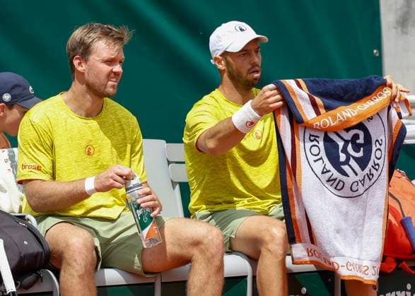 Kevin Krawietz, Tim Puetz, Herren Doppel Tennis - French Open 2024 - Roland Garros - Paris - - France - 3 June 2024. Copyright: xJuergenxHasenkopfx