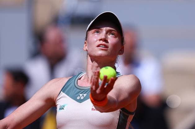 2024.06.03 Paryz Tenis French Open Roland Garros 2024 Elina Svitolina - Elena Rybakina N Z Elena Rybakina Foto Pawel Andrachiewicz PressFocus 2024.06.03 Paris Tennis French Open Roland Garros 2024 Elina Svitolina - Elena Rybakina Elena Rybakina Photo Pawel Andrachiewicz PressFocus NEWSPIX.PL --- Newspix.pl  20240603_PF_PA024