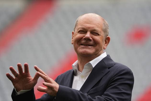 Bundeskanzler Olaf Scholz (SPD) - München 03.06.2024: Kanzler Olaf Scholz besucht EM-Arena München
