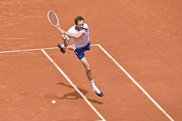 Tennis : Roland Garros 2024 - France - Daniil Medvedev - Russie Tennis : Roland Garros 2024 - France - 03 06 2024 ChrysleneCaillaud Panoramic 