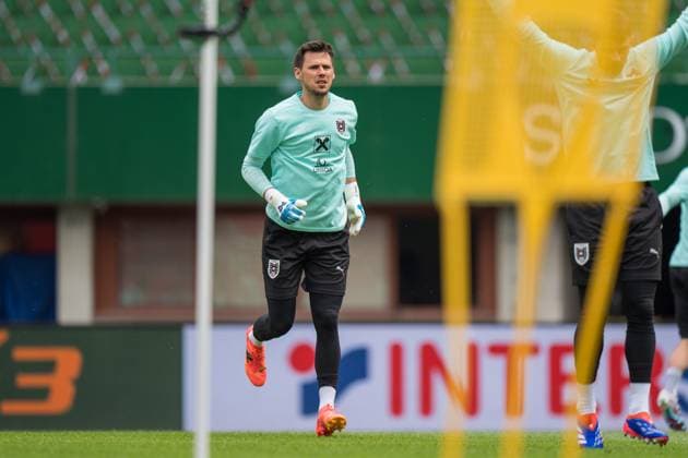 SOCCER - AUT vs SRB, test match VIENNA,AUSTRIA,03.JUN.24 - SOCCER - OEFB International Friendly, Länderspiel, Nationalmannschaft match, Austria vs Serbia, preview, training Team AUT. Image shows Heinz Lindner (AUT).  GEPAxpictures xJohannesxFriedl