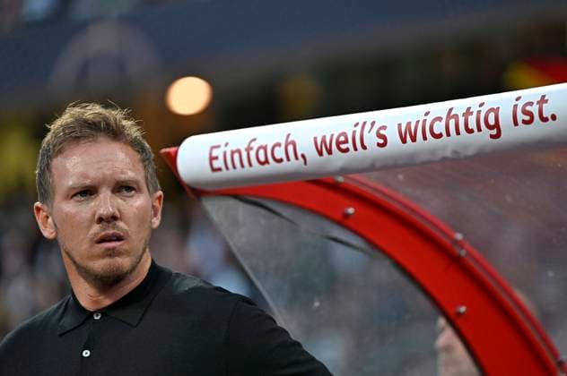03.06.2024, Fussball Nationalteams Freundschaftsspiele 2024, Länderspiel, Deutschland - Ukraine, im Max-Morlock-Stadion (Nürnberg). Trainer Julian Nagelsmann (Deutschland) - einfach, weilÂ s wichtig ist