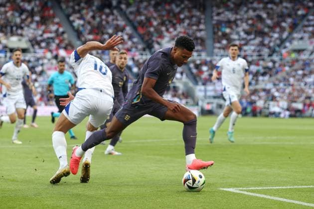 England v Bosnia & Herzegovina 3 June 2024, Newcastle - International Football Friendly - England v Bosnia & Herzegovina - Ollie Watkins of England - Photo: Mark Leech Offside. Newcastle UK Copyright: xMarkxLeechx xOffsidexOffside