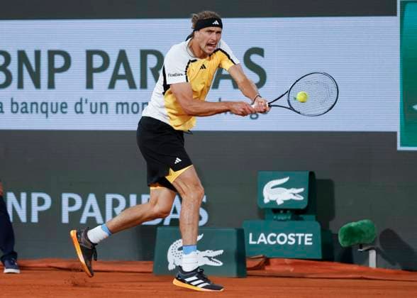 Alexander Zverev (GER) Tennis - French Open 2024 - Roland Garros - Paris - - France - 3 June 2024. Copyright: xJuergenxHasenkopfx
