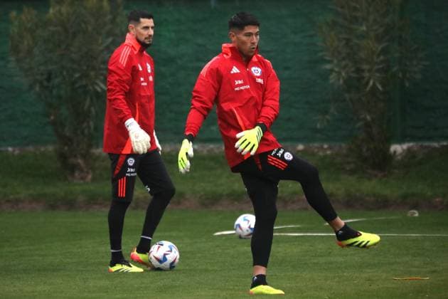 Futbol, entrenamiento Seleccion Chilena. Entrenamiento de la Seleccion Chilena previo a su participacion en la Copa America 2024, Santiago, Chile. 3 06 2024 Javier Salvo Photosport Football,Chilean national team, Nationalteam training. Training of the Chilean National Team prior to its participation in the Copa America 2024, Santiago, Chile. 3 06 2024 Javier Salvo Photosport Entrenamiento de la Seleccion Chilena 3 6 2024. 