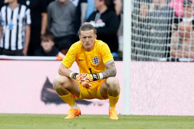 England v Bosnia & Herzegovina - International Friendly, Länderspiel, Nationalmannschaft England?s goalkeeper Jordan Pickford on the pitch during the international friendly match between England and Bosnia & Herzegovina at St James Park on June 3, 2024 in Newcastle upon Tyne, England. Newcastle upon Tyne St. James Park England United Kingdom Copyright: xRichardxSellers Sportsphoto APLx 14039697