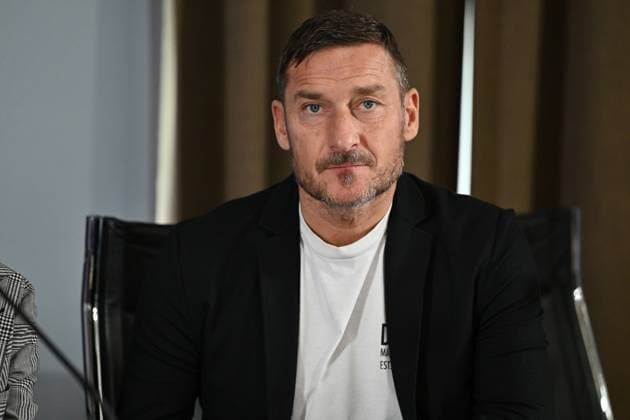 Italian former player Francesco Totti during press conference, PK, Pressekonferenz UEFA European Football Championship in Florence, Italy, June 03 2024  Copyright: xLisaxGuglielmi IPAxSportx xipa-ax xx IPA_46790787 IPA_Agency_IPA46790787