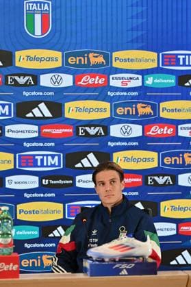 Italian player Nicolo Fagioli during press conference, PK, Pressekonferenz UEFA European Football Championship in Florence, Italy, June 03 2024  Copyright: xLisaxGuglielmi IPAxSportx xipa-ax xx IPA_46790968 IPA_Agency_IPA46790968