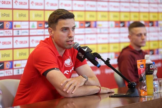 WARSZAWA 04.06.2024 KONFERENCJA PRASOWA REPREZENTACJI POLSKI--- POLISH FOOTBALL national team, Nationalteam press conference, PK, Pressekonferenz IN WARSAW JAN BEDNAREK FOT. PIOTR KUCZA FOTOPYK NEWSPIX.PL --- Newspix.pl POLAND OUT!  240604PYK013