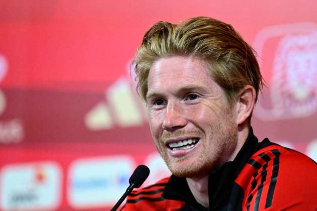 Media Activities of the Belgian National Football team - 20240604 TUBIZE, BELGIUM - JUNE 04 : De Bruyne Kevin forward of Belgium pictured during a press conference, PK, Pressekonferenz prior to the UEFA EURO, EM, Europameisterschaft,Fussball 2024 European Football Championship at the Belgian National Football center on June 04, 2024 in Tubize, Belgium, 04 06 2024 Tubize Belgium  Copyright: xPeterxDexVoechtx