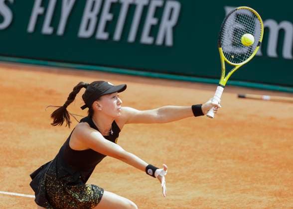 Amina Anshba Tennis - French Open 2024 - Roland Garros - Paris - - France - 4 June 2024. Copyright: xJuergenxHasenkopfx