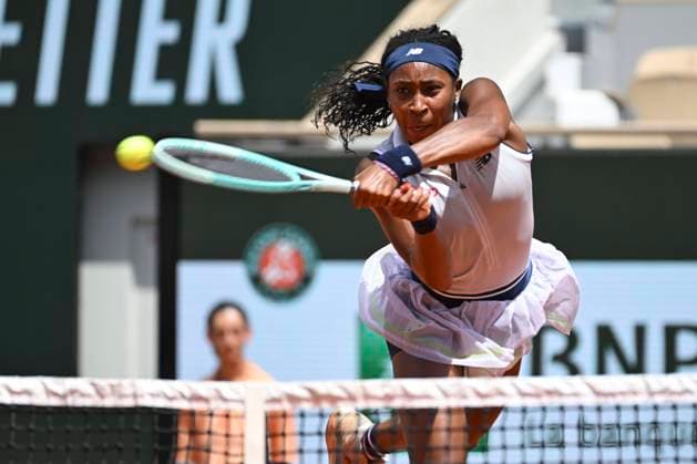 Bilder des Jahres 2024, Sport 06 Juni Sport Themen der Woche KW23 Sport Bilder des Tages Coco Gauff (USA) Vs Ons Jabeur (TUN) TENNIS : Roland Garros 2024 - 04 06 2024 MichaelBaucher Panoramic 