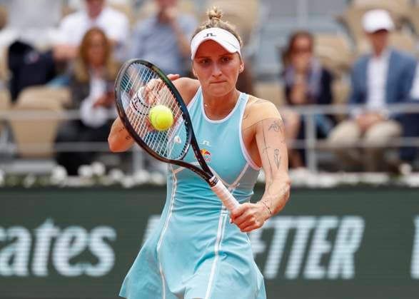 Marketa Vondrousova (CZE) Tennis - French Open 2024 - Roland Garros - Paris - - France - 4 June 2024. Copyright: xJuergenxHasenkopfx