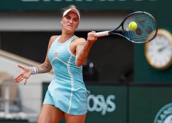 Marketa Vondrousova (CZE) Tennis - French Open 2024 - Roland Garros - Paris - - France - 4 June 2024. Copyright: xJuergenxHasenkopfx
