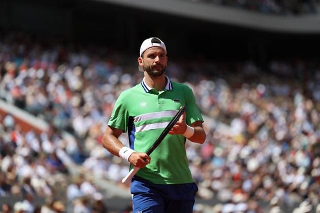 ROLAND GARROS PHOTOPQR LE PARISIEN Le Parisien Arnaud Journois ; PARIS ; 04 06 2024 ; TENNIS , ROLAND GARROS 2024 , SIMPLE MESSIEURS , COURT PHILIPPE CHATRIER QUART DE FINALE JANNIK SINNER vs GRIGOR DIMITROV PHOTO LE PARISIEN ARNAUD JOURNOIS June 4, 2024 Roland Garros french open PARIS France  Copyright: xPHOTOPQR LExPARISIEN MAXPPPxLexParisienx xArnaudxJournoisx 20240604LPA6839 20240604LPA6839