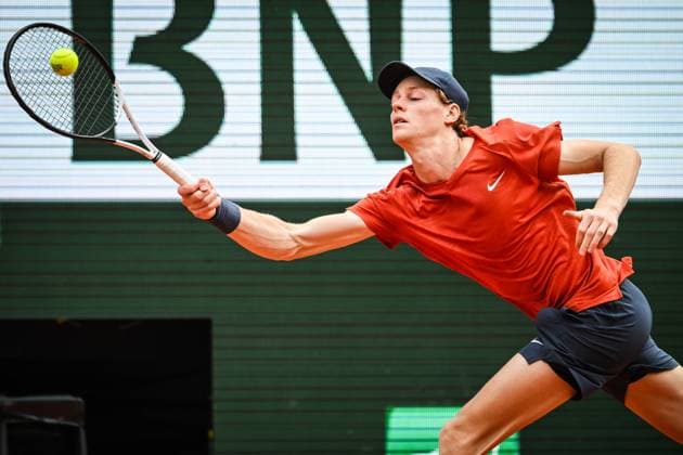 June 4, 2024, Paris, France, France: Jannik SINNER of Italy during the tenth day of Roland-Garros 2024, French Open 2024, Grand Slam tennis tournament at the Roland-Garros Stadium on June 04, 2024 in Paris, France. Paris France - ZUMAm308 20240604_zsp_m308_018 Copyright: xMatthieuxMirvillex