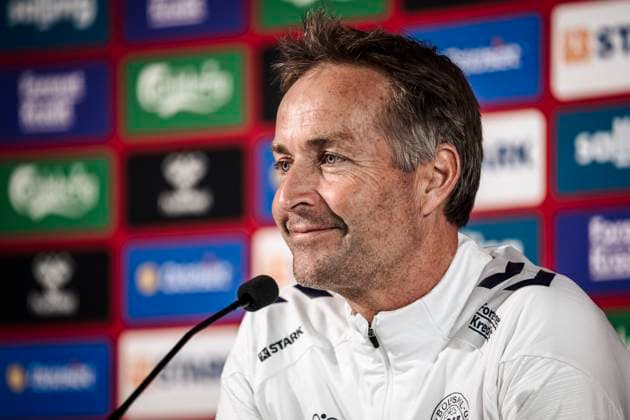 National coach Kasper Hjulmand during the press conference, PK, Pressekonferenz with the national football team in Helsingoer on Tuesday, June 4, 2024. Denmark will play in Group C at the EM 2024 finals. (Photo: Thomas Traasdahl Scanpix 2024) , Elsinore Denmark Copyright: ThomasxTraasdahl RitzauScanpix ThomasxTraasdahlx spdk20240604-163642-L