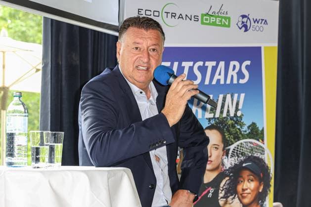 Edwin Weindorfer (CEO der e motion group), Pressekonferenz Ecotrans Ladies Open WTA, Tennis Damen 500, Berlin, LTTC Rot-Weiß , 04.06.2024,