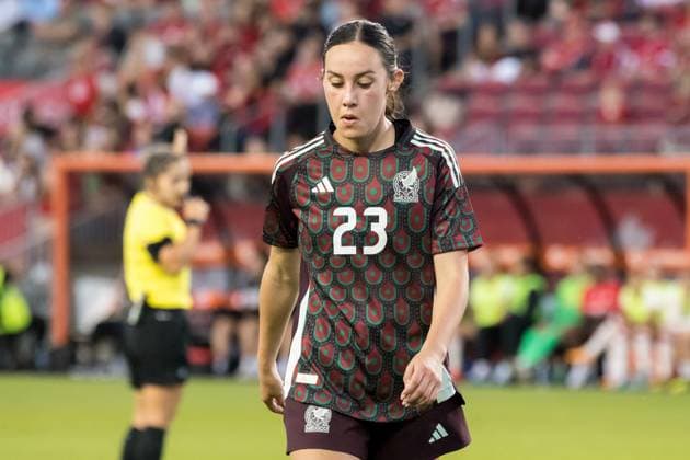 June 4, 2024, Toronto, Ontario, Canada: Kimberly Rodriguez 23 of Mexico in action during an International Friendly, Länderspiel, Nationalmannschaft match at BMO Field. The game ended 1-1. Toronto Canada - ZUMAs197 20240604_aaa_s197_443 Copyright: xAngelxMarchinix