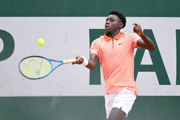 Moise Kouame ( FRA ) during the 2024 French Open at Roland Garros on June 5, 2024 in Paris, France. ( Photo by federico pestellini panoramic ) - TENNIS : Roland Garros 2024 - Internationaux de France - 05 06 2024 FedericoPestellini Panoramic 