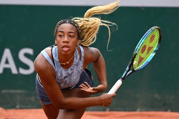 Tyra Caterina Grant ( USA ) during the 2024 French Open at Roland Garros on June 5, 2024 in Paris, France. ( Photo by federico pestellini panoramic ) - TENNIS : Roland Garros 2024 - Internationaux de France - 05 06 2024 FedericoPestellini Panoramic 