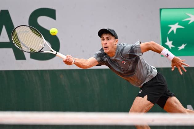 Theo Papamalamis ( FRA ) during the 2024 French Open at Roland Garros on June 5, 2024 in Paris, France. ( Photo by federico pestellini panoramic ) - TENNIS : Roland Garros 2024 - Internationaux de France - 05 06 2024 FedericoPestellini Panoramic 