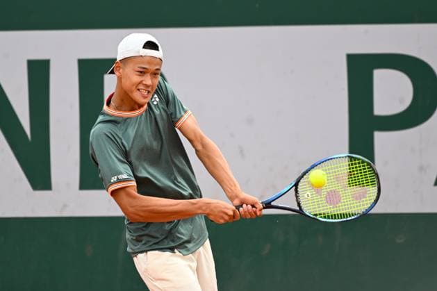 Rei Sakamoto ( JPN ) during the 2024 French Open at Roland Garros on June 5, 2024 in Paris, France. ( Photo by federico pestellini panoramic ) - TENNIS : Roland Garros 2024 - Internationaux de France - 05 06 2024 FedericoPestellini Panoramic 
