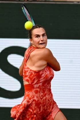 Aryna Sabalenka ( RUS ) during the 2024 French Open at Roland Garros on June 5, 2024 in Paris, France. ( Photo by federico pestellini panoramic ) - TENNIS : Roland Garros 2024 - Internationaux de France - 05 06 2024 FedericoPestellini Panoramic 