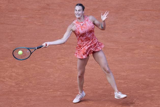 Aryna Sabalenka, BLR, during quarterfinals of 2024 French Open at Roland Garros, Paris, 05 06 2024; -