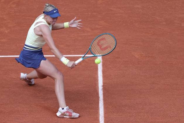 Mirra Andreeva, RUS, during quarterfinals of 2024 French Open at Roland Garros, Paris, 05 06 2024; -