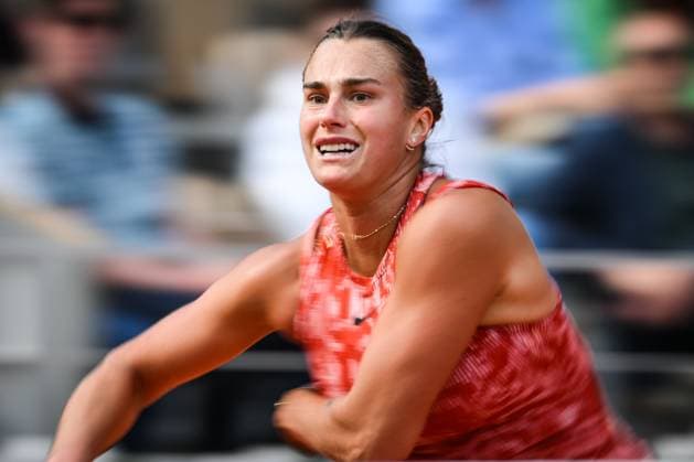 June 5, 2024, Paris, France, France: Aryna SABALENKA of Belarus during the eleventh day of Roland-Garros 2024, French Open 2024, Grand Slam tennis tournament at the Roland-Garros Stadium on June 05, 2024 in Paris, France. Paris France - ZUMAm308 20240605_zsp_m308_012 Copyright: xMatthieuxMirvillex