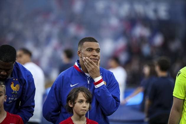Kylian MbappÃ 10 FOOTBALL: FRANCE - LUXEMBOURG PREPARATION - EURO 2024 Stade saint-symphorien- Metz. 05.- 06-2024 ElyxandroCegarra Panoramic 