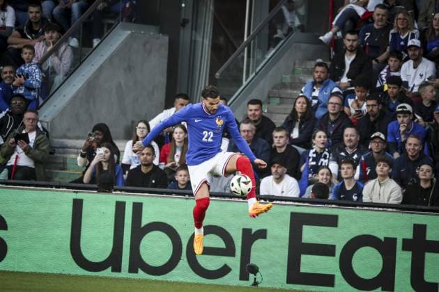 THEO HERNANDEZ 22 FOOTBALL: FRANCE - LUXEMBOURG PREPARATION - EURO 2024 Stade saint-symphorien- Metz. 05.- 06-2024 ElyxandroCegarra Panoramic 