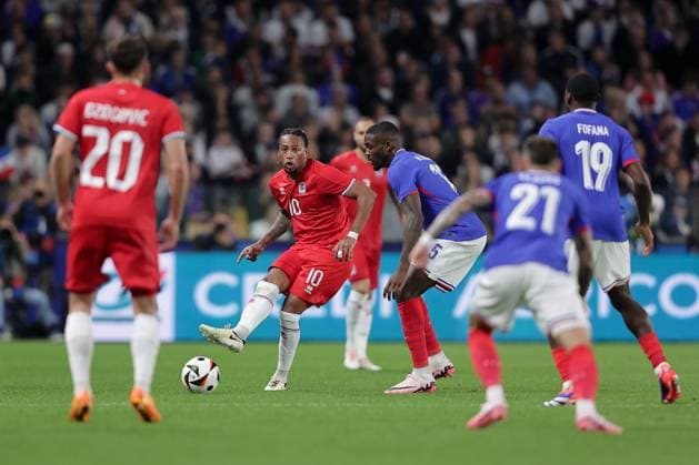 Gerson Rodrigues (Luxemburg 10) Fussball, Saison 20223-2024, Freundschaftsspiel, Länderspiel 05.06.2024 Nationalmannschaft Frankreich - Luxemburg (France vs Luxembourg) Stade Saint-Symphorien, Metz