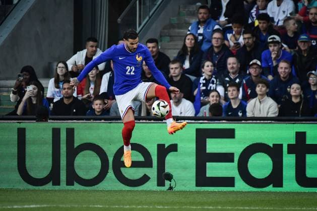 Friendly football match - France v Luxembourg French defender Theo Hernandez controls the ball during a friendly football match between France and Luxembourg at the Stage Saint-Symphorien stadium in Metz on June 5, 2024. Photo by Firas Abdullah ABACAPRESS.COM Metz Lorraine France  Copyright: xAbdullahxFiras ABACAx