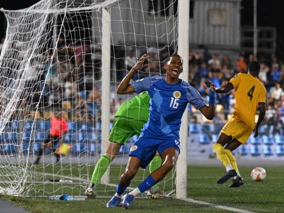 WILLEMSTAD - Jearl Margaritha of Curacao hit the crossbar and is disappointed during the World Cup qualifying Concacaf match between Curacao and Barbados at the Ergilio Hato stadium on June 5, 2024 (local time) in Willemstad, Curacao. ANP Hollandse Hoogte World Cup 2026 Qualifiers Concacaf 2024 xVIxANPxSportx xGerritxvanxKeulenxIVx 500410282 originalFilename: 500410282.jpg